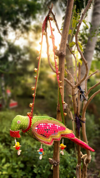 green pink with ghughroo