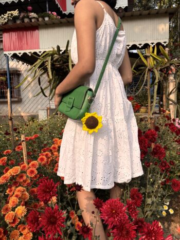 sunflower keychain (2 piece)