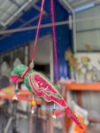 Dark green cotton parrot