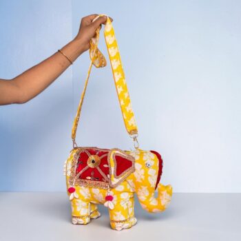 lemon yellow elephant bag