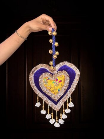 Velvet heart Potli