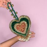 velvet heart potli