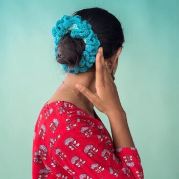 bubblegum scrunchie